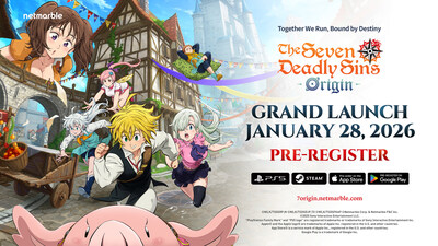 RPG DE MUNDO ABERTO DA NETMARBLE, THE SEVEN DEADLY SINS: ORIGIN