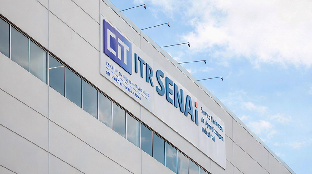 Sede do CIT SENAI ITR, em Lagoa Santa (MG), onde ocorre a produção experimental de ímãs de terras raras no Brasil