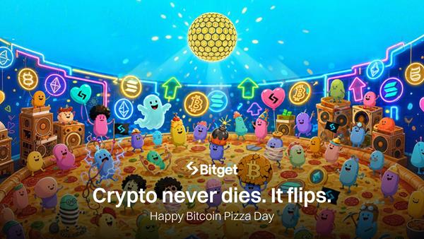 Bitget Dá Uma Virada na ?Cripto Morreu? com a Campanha ?Flip the Slice? do Bitcoin Pizza Day