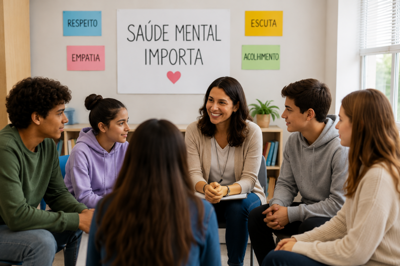 Certifica&ccedil;&atilde;o em sa&uacute;de mental ainda &eacute; rara nas escolas