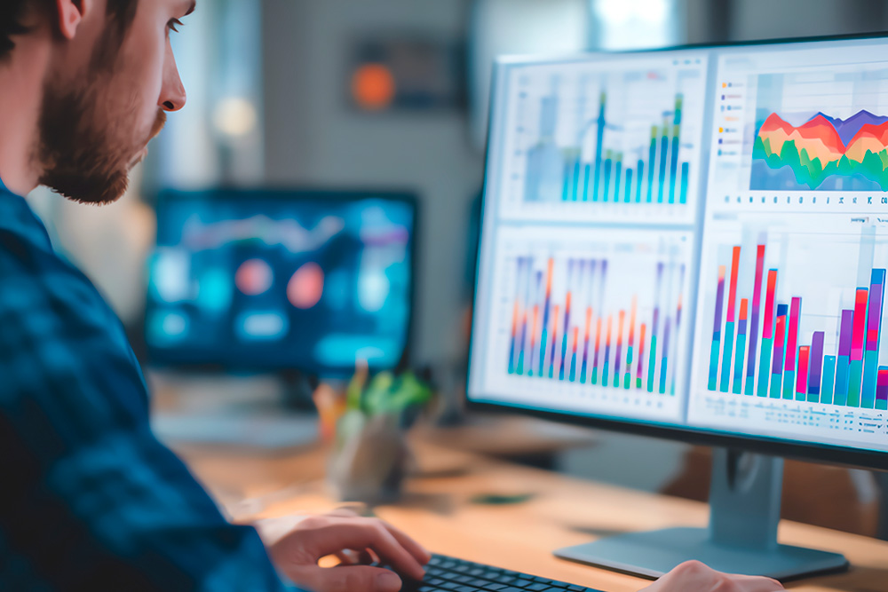 Profissional analisando documentos e indicadores de compliance na cadeia de fornecedores para garantir conformidade e reduzir riscos empresariais.