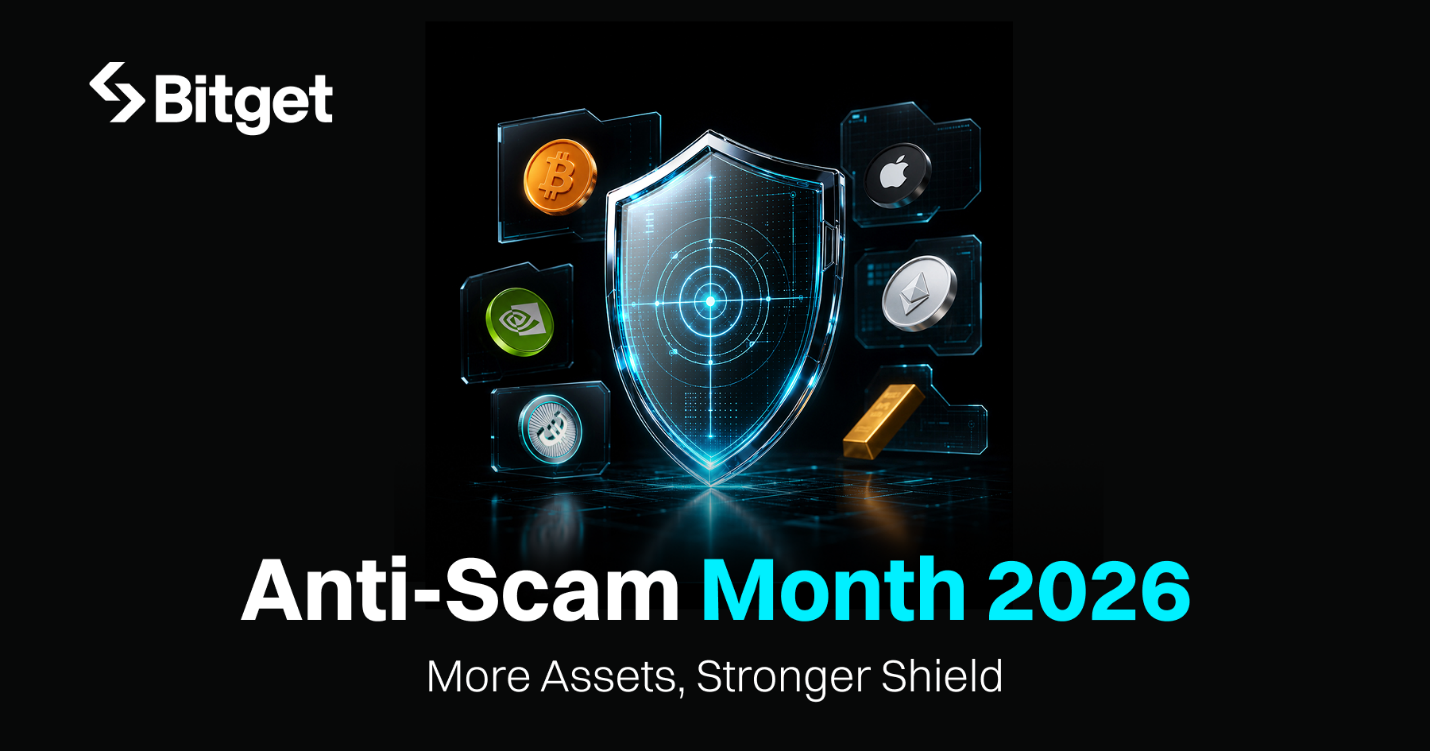 Bitget Lan&ccedil;a Anti-Scam Month 2026 com a Perda por Fraude de M&uacute;ltiplos Ativos Atingindo US$&nbsp;442&nbsp; Bilh&otilde;es