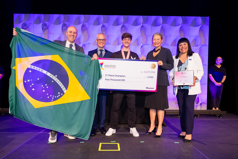Brasil &eacute; vice no Adobe World Championship 2026, da Pearson