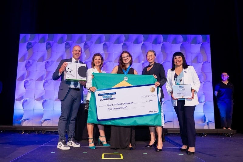 Brasil &eacute; vice no MOS 2026, da Pearson Certiport