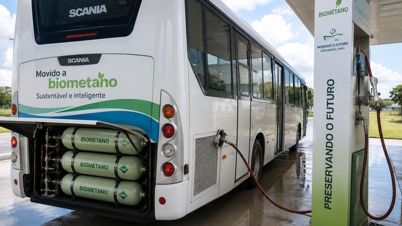 Goi&acirc;nia aposta no biometano para renovar a frota