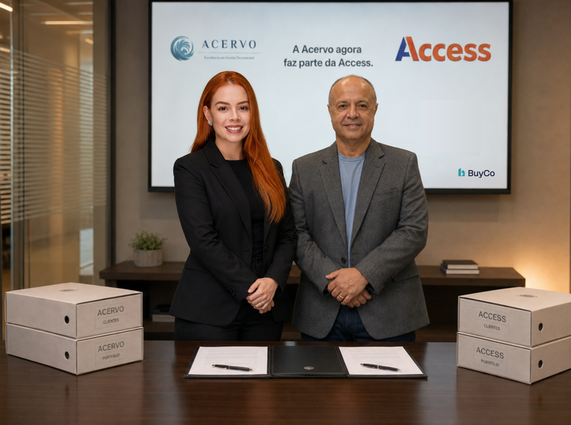 BuyCo assessora venda de carteira da Acervo &agrave; Access