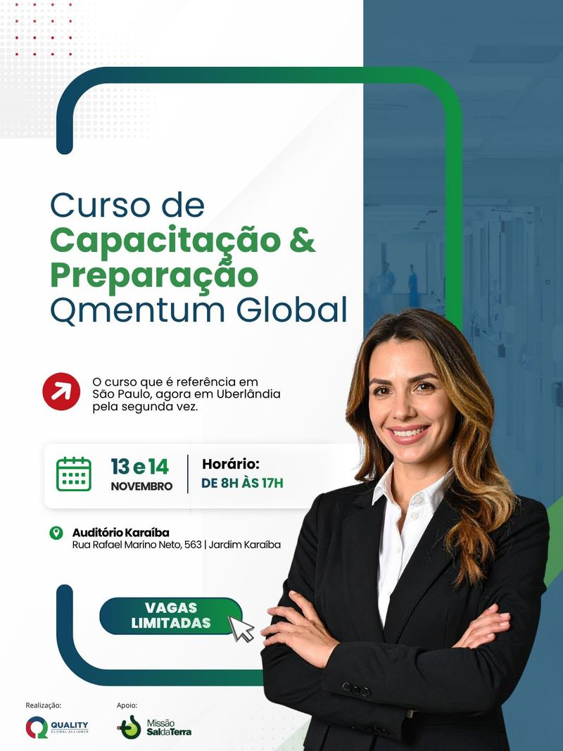 Uberlândia recebe curso de capacitação em Qmentum Global